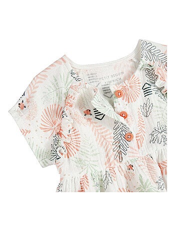 Robe bébé en gaze de coton Cilaos