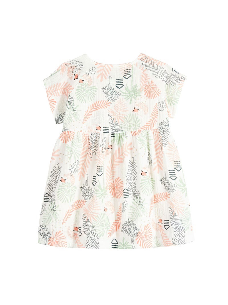 Robe bébé en gaze de coton Cilaos Ecru - Kiabi