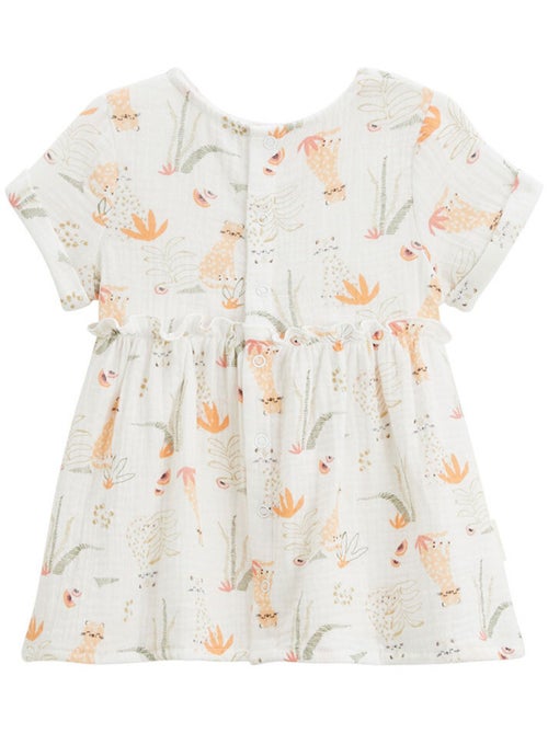 Robe bébé en gaze de coton Sierra - Kiabi