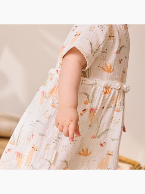 Robe bébé en gaze de coton Sierra - Kiabi