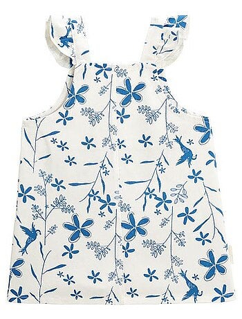 Robe bébé en jean écrue Océan d'amour