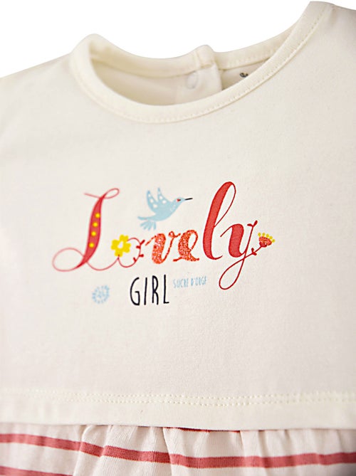 ROBE BÉBÉ EN JERSEY A RAYURES - Kiabi