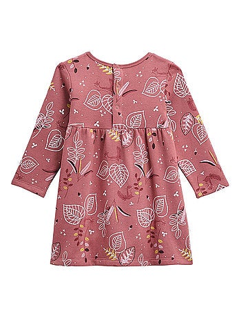 Robe bébé en molleton Léonie