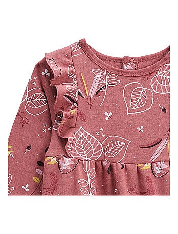 Robe bébé en molleton Léonie