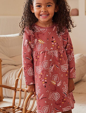 Robe bébé en molleton Léonie