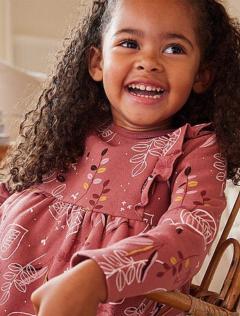 Robe bébé en molleton Léonie