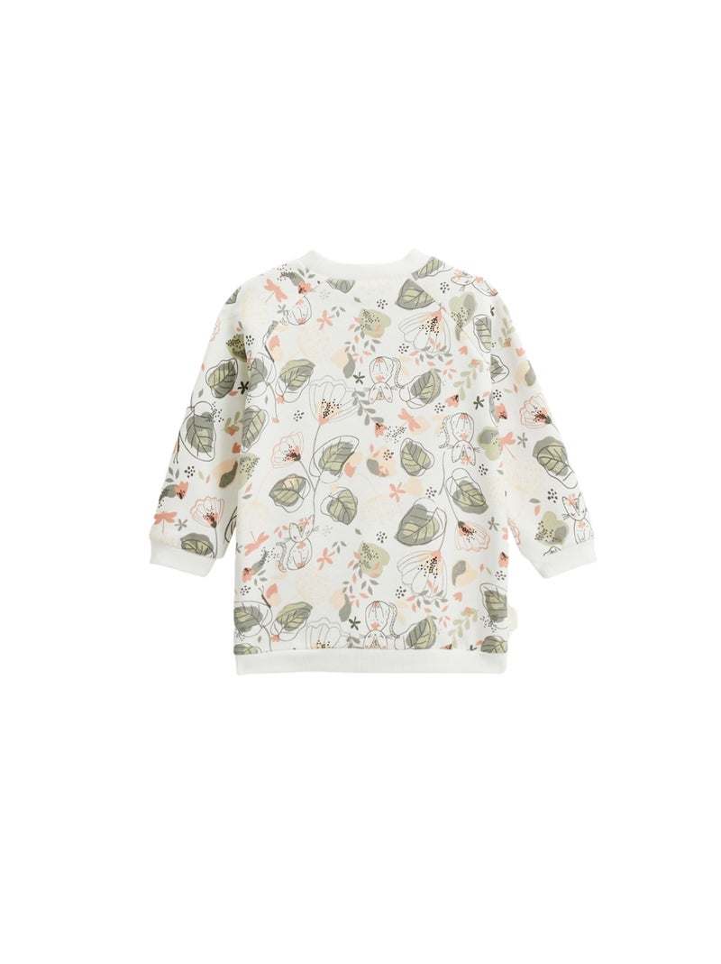 Robe bébé en molleton Lily Ecru - Kiabi