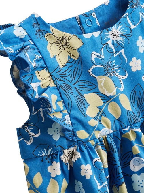 Robe bébé en popeline Flora - Kiabi
