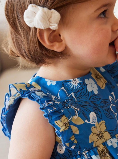 Robe bébé en popeline Flora - Kiabi