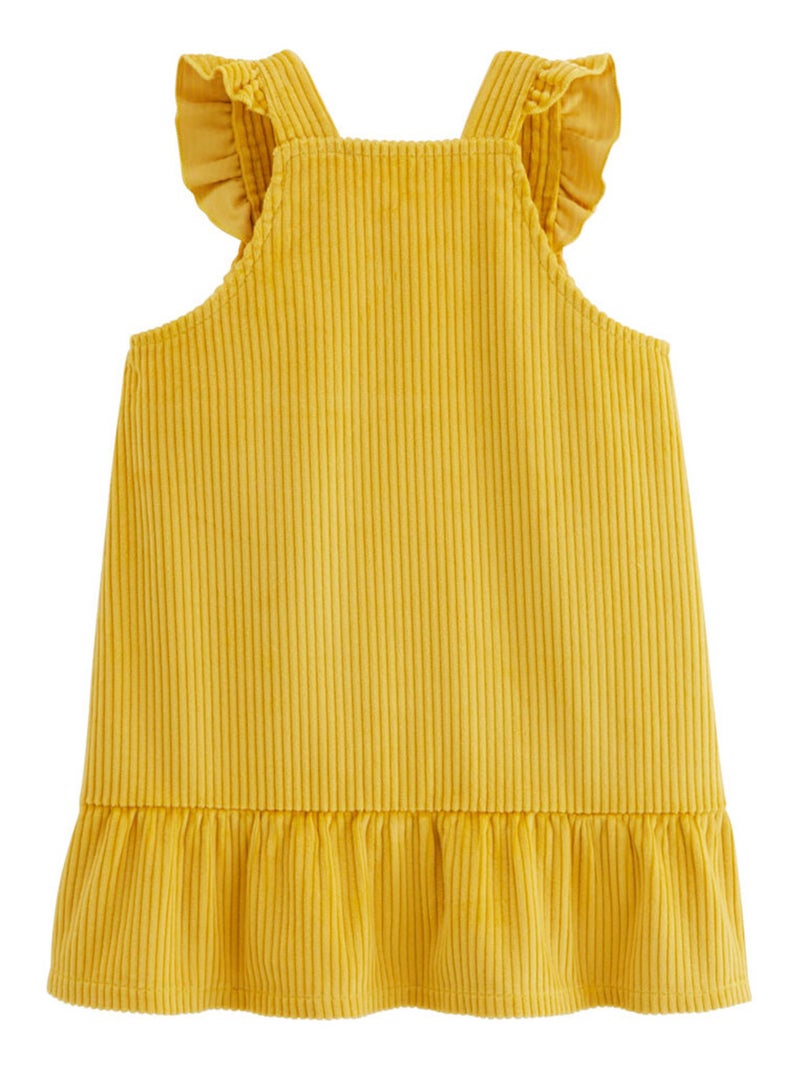 Robe bébé en velours côtelé Adele Jaune - Kiabi