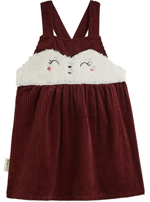 Robe bébé en velours côtelé aimée - Kiabi