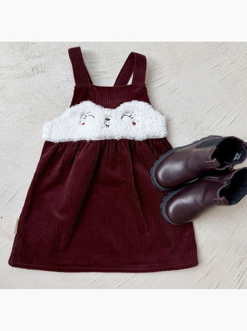 Robe bébé en velours côtelé aimée - Kiabi