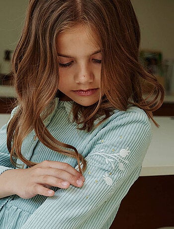 Robe bébé en velours côtelé Alma