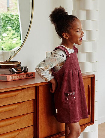 Robe bébé en velours côtelé Mila