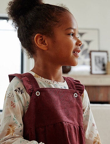 Robe bébé en velours côtelé Mila