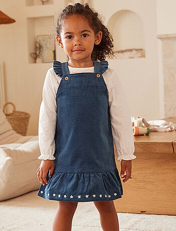Robe bébé en velours côtelé Népal