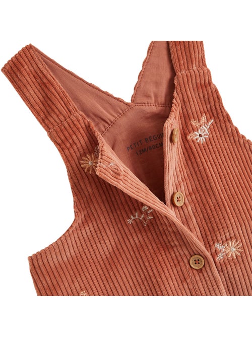 Robe bébé en velours côtelé ollie - Kiabi