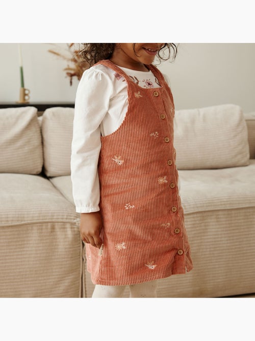 Robe bébé en velours côtelé ollie - Kiabi