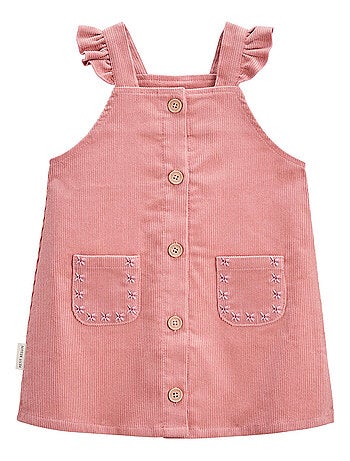 Robe bébé en velours côtelé Rosa
