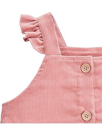 Robe bébé en velours côtelé Rosa