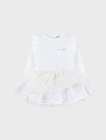 Robe bébé fille avec tricot Noukie's