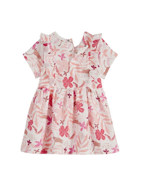 Robe En Gaze De Coton Bio Bébé - Petit Bateau
