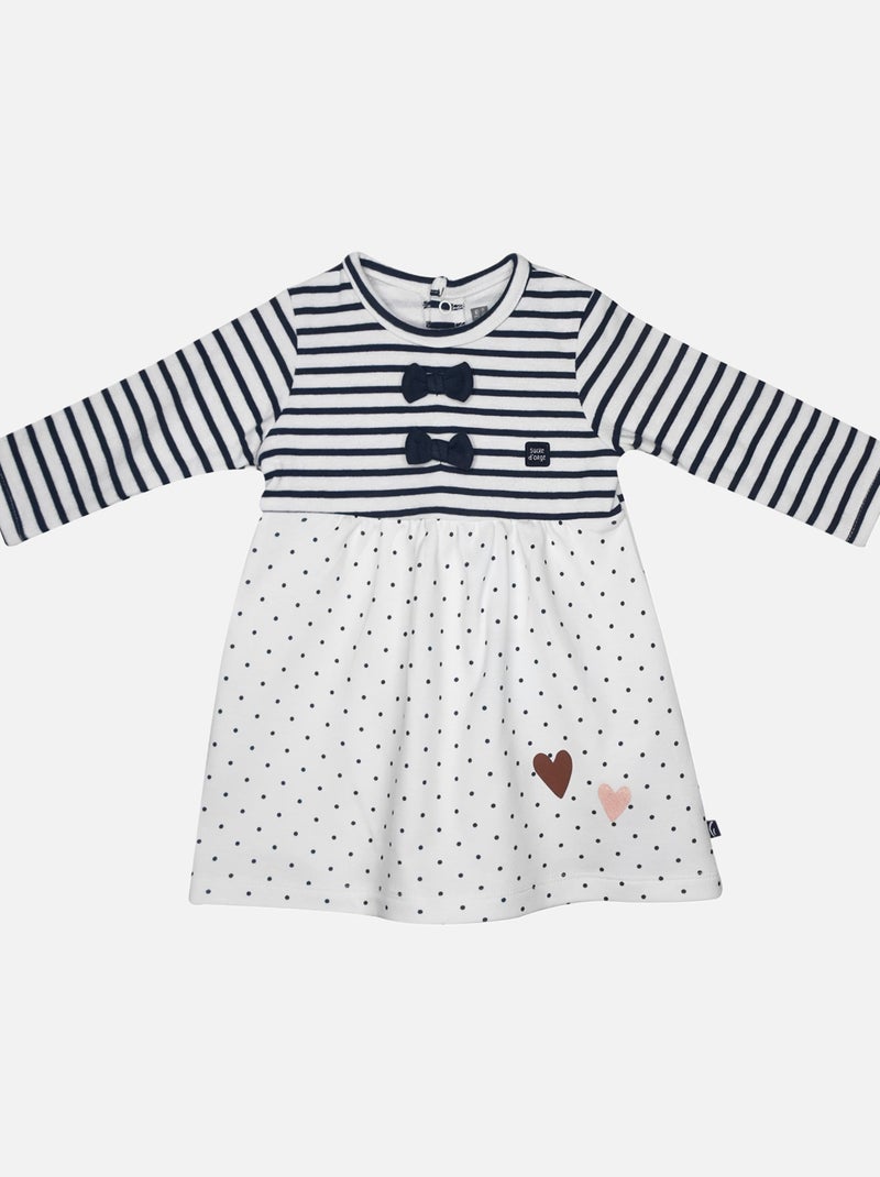 ROBE BEBE + LEGGING MAILLE FADIME Bleu - Kiabi