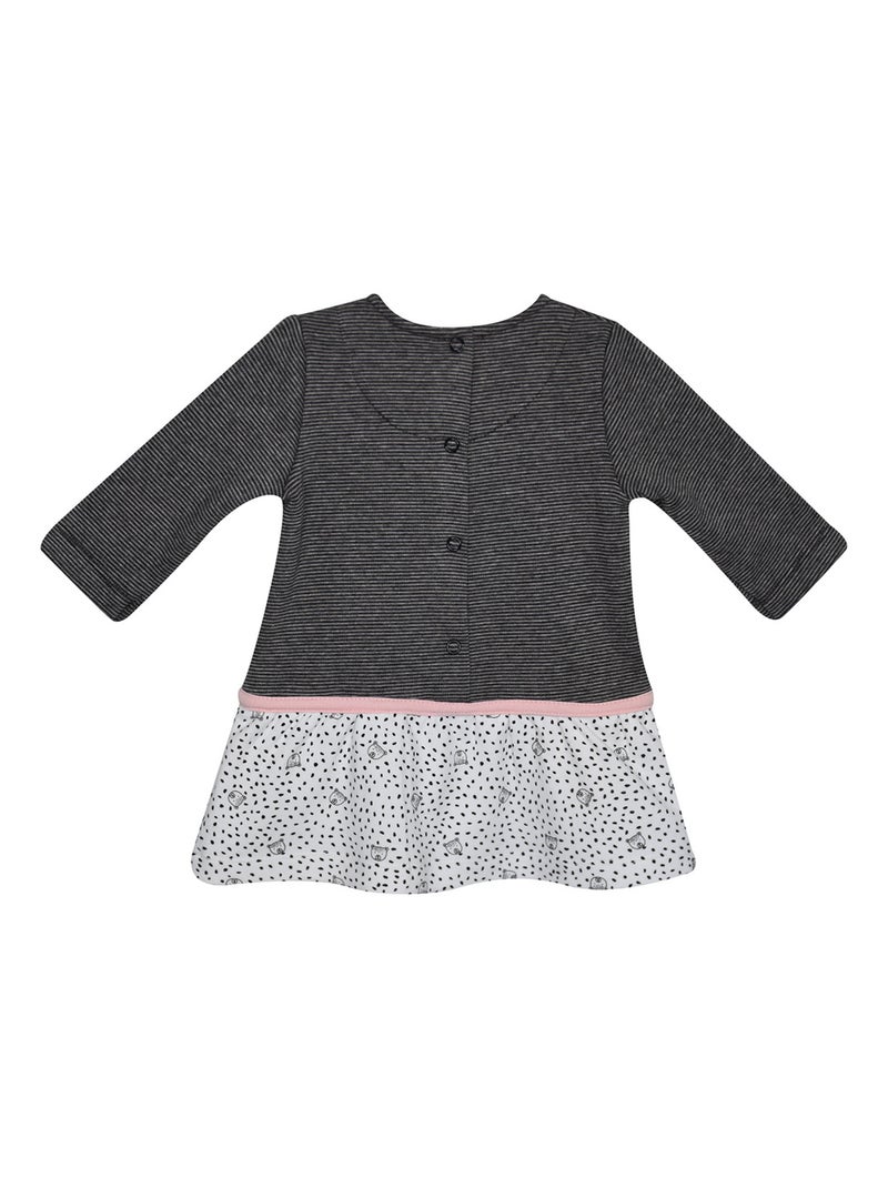 ROBE BEBE MOLLETON FIONNA Blanc - Kiabi