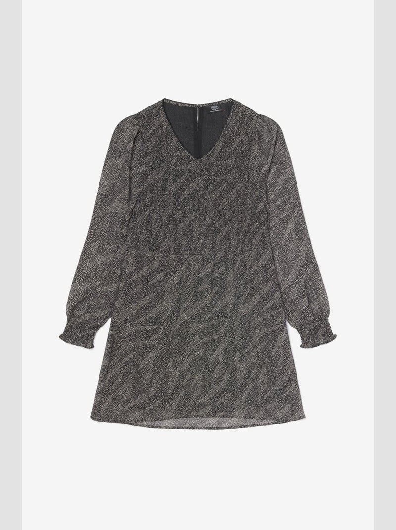 Robe BERENIGI droite 'Le Temps Des Cerises' Noir - Kiabi