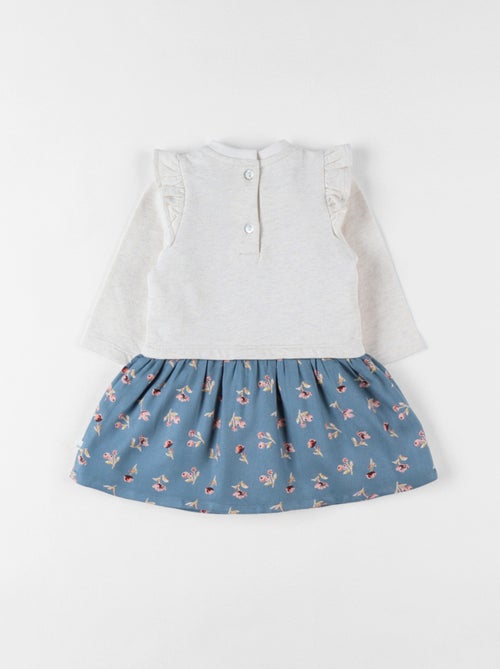 Robe bi-matière, lapin Noukie's - Kiabi