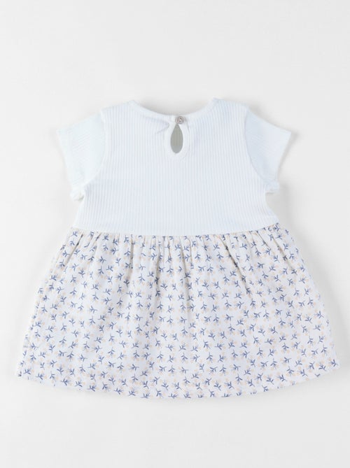 Robe, bi-matière Noukie's - Kiabi