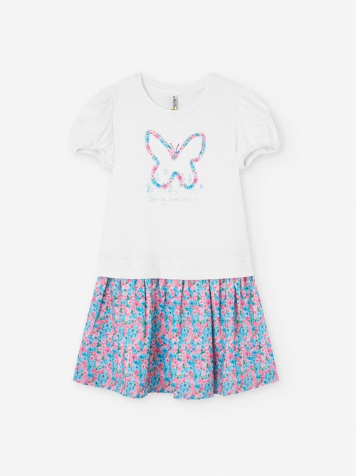 Robe Bimatière Florale - Kiabi
