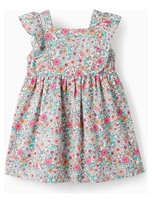 Robe En Tulle Pour Bébé Fille à Manches Longues - Motif Floral Brodé - Pour Anniversaire, Mariage, Demoiselle D'honneur - Taille 6 Mois à 6 Ans