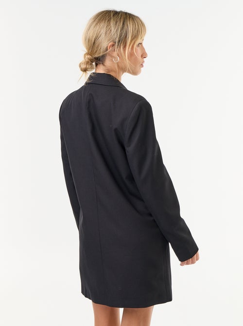 Robe blazer mi-longue avec boutons dorés - Kiabi Robe blazer mi-longue avec boutons dorés - Kiabi