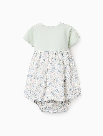 Robe + Bloomer à Motif Foral