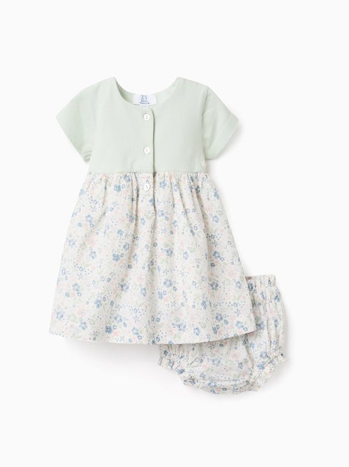 Robe + Bloomer à Motif Foral - Kiabi