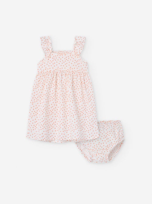 Robe + Bloomer à Pois - Kiabi