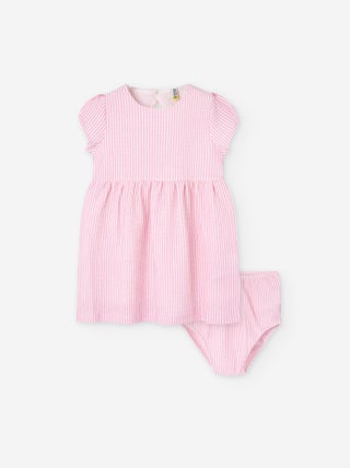 Robe + Bloomer à Rayures