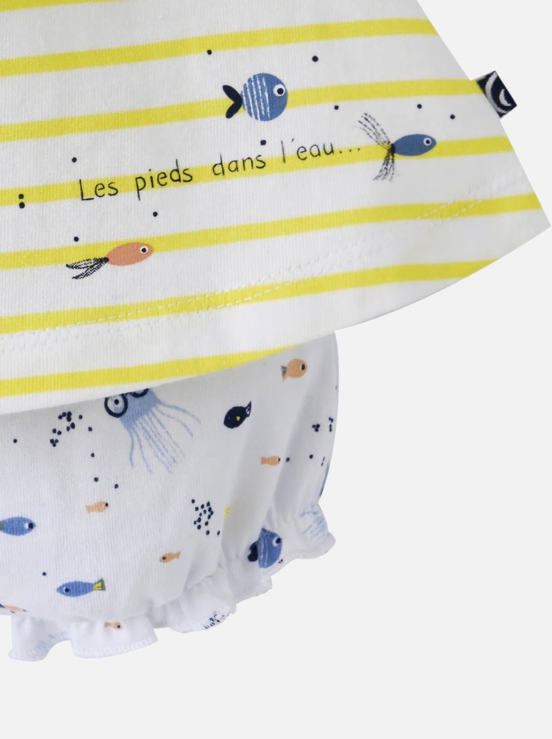 ROBE BLOOMER ANNA Blanc - Kiabi