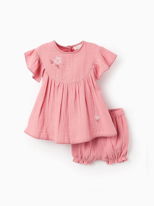 Robe + Bloomer avec Point de Croix - Kiabi