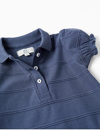 Robe + bloomer en coton avec lignes embossées B&S