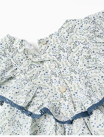 Robe + bloomer en coton avec motif floral You&Me