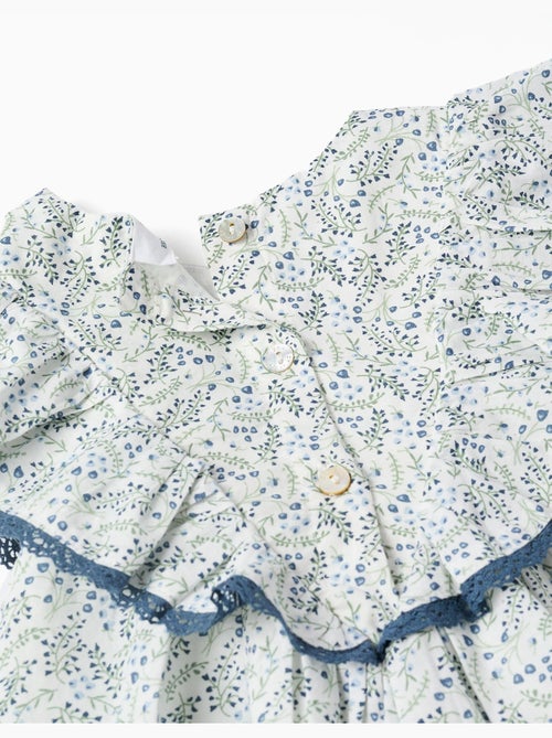 Robe + bloomer en coton avec motif floral You&Me - Kiabi