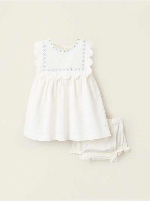 Robe + Bloomer en Coton et Lin - Kiabi