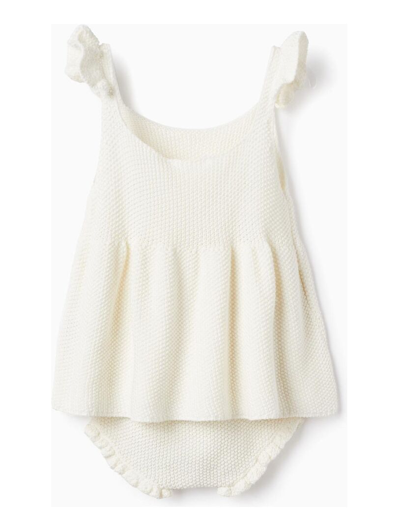 Bloomer Gris Clair Pour Fille Kidiwi - Taille 12 Mois - 100% Coton - Occasion Très Bon état