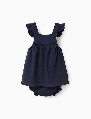 Robe + Bloomer en Sergé