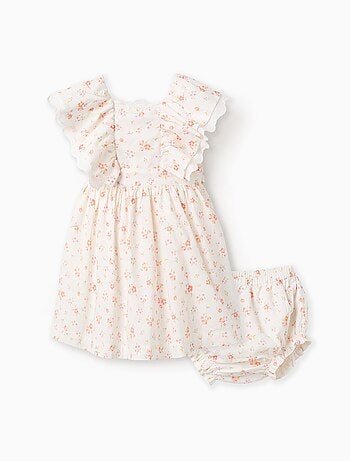 Robe + Bloomer Floral à Volants