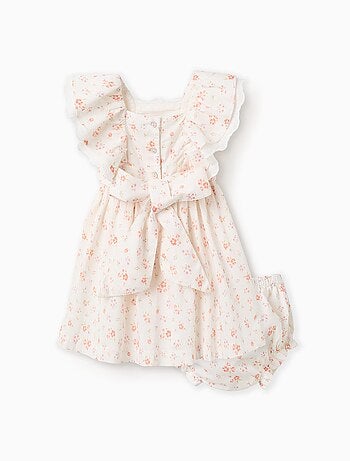 Robe + Bloomer Floral à Volants