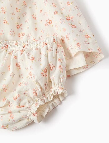 Robe + Bloomer Floral à Volants