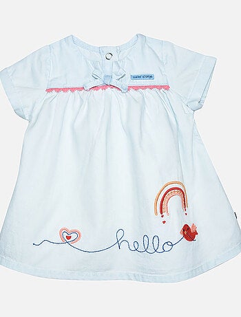 ROBE BLOOMER GAELLE JEAN MANCHES COURTES NAISSANCE